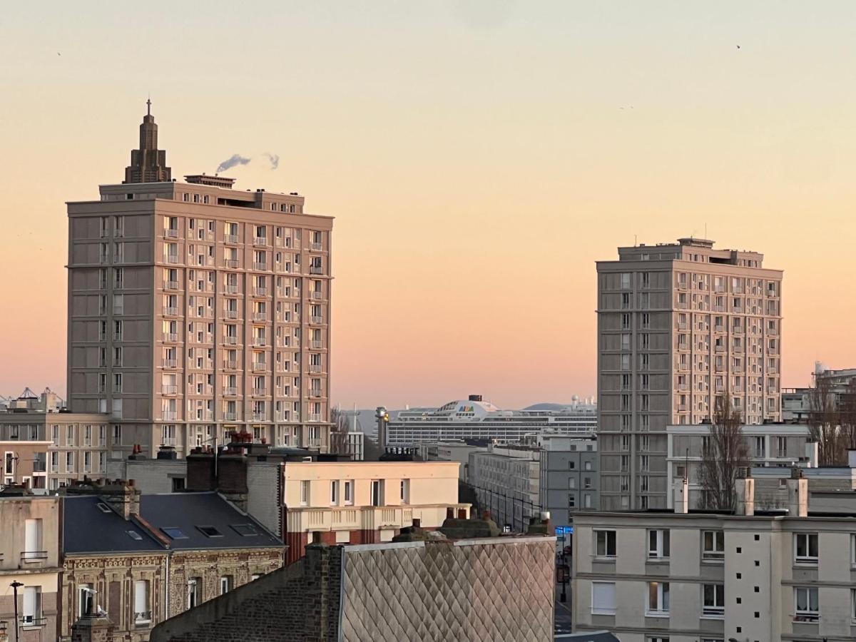 Le Petit Nid Perche Sous Les Toits, Vue Mer Le Havre Kültér fotó